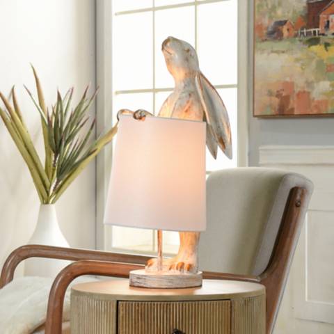 Large Rabbit Table Lamp Malta Standing Rabbit 23