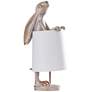 Malta Standing Rabbit 23" High Light Copper Accent Table Lamp