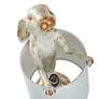 4_Malta Standing Rabbit 23" High Light Copper Bunny Accent Table Lamp more views