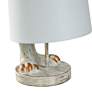 7_Malta Standing Rabbit 23" High Light Copper Bunny Accent Table Lamp more views
