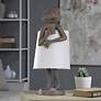 1_Malta The Frog 23" Dark Sage and Aged Copper Frog Accent Table Lamp