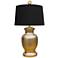 Malva Gold Leaf Alloy Vase Accent Table Lamp
