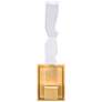 2_Mamadim LED 3CCT 1-Light 2"x2" Carved Crystal Aged Brass Wall Sco more views