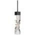 Mamadim LED 3CCT 1-Light 3"x3" Carved Crystal Black Mini-Pendant