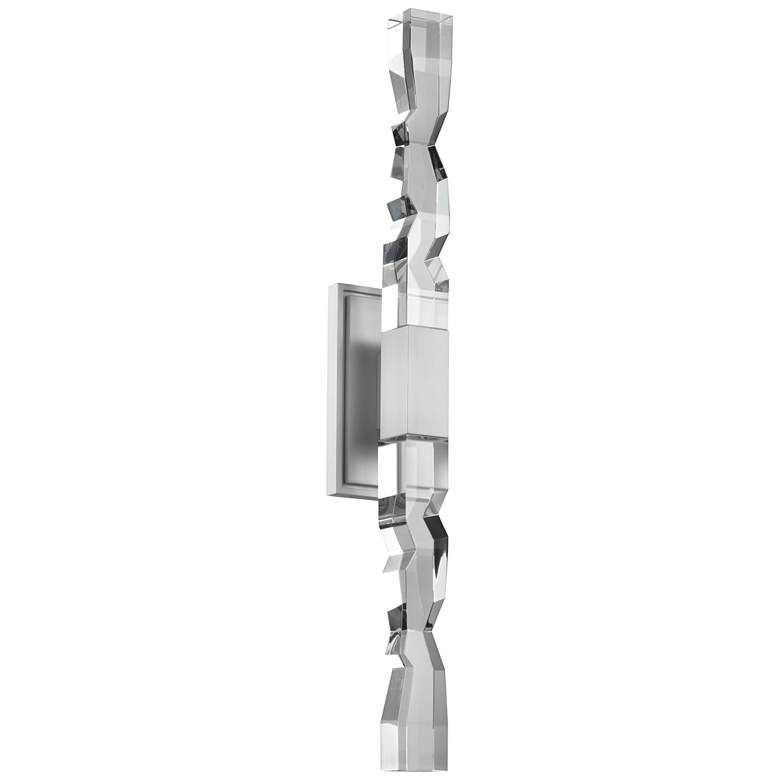 Image 1 Mamadim LED 3CCT 2-Light 2"x2" Carved Crystals Matte White Duo Wa