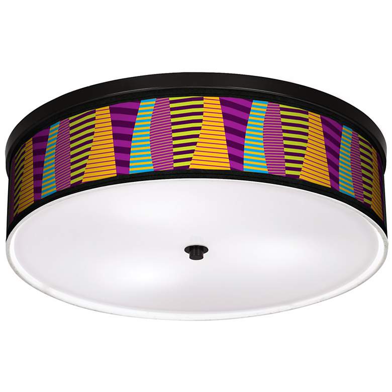 Image 1 Mambo 20 1/4 inch Wide CFL Bronze Ceiling Light