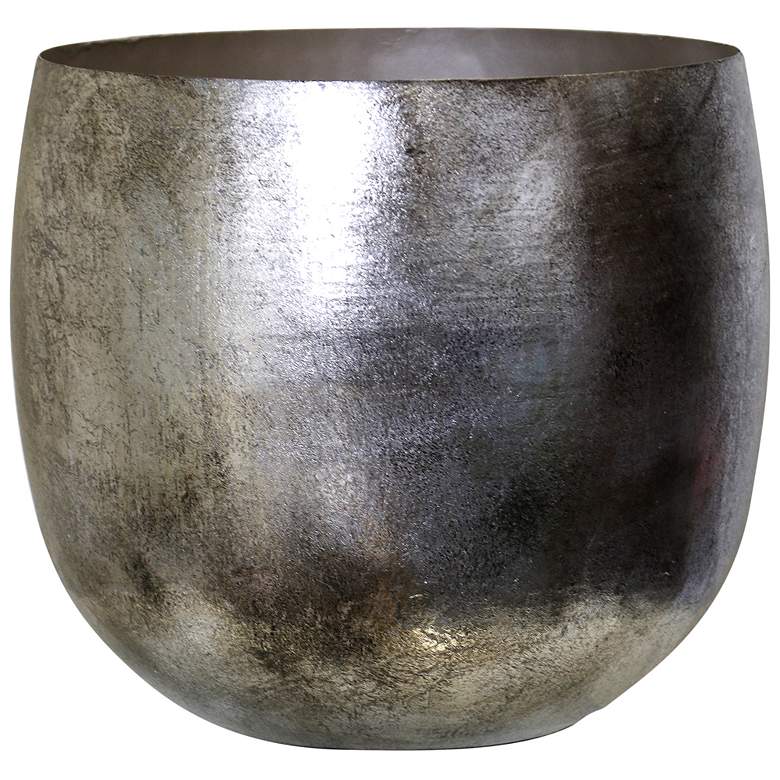 Image 1 Mana Vase Silver Finish on Iron Large