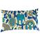 Managerie Sapphire 18"x12" Accent Indoor-Outdoor Pillow