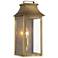 Manchester 1-Light Aged Brass Pocket Wall Light
