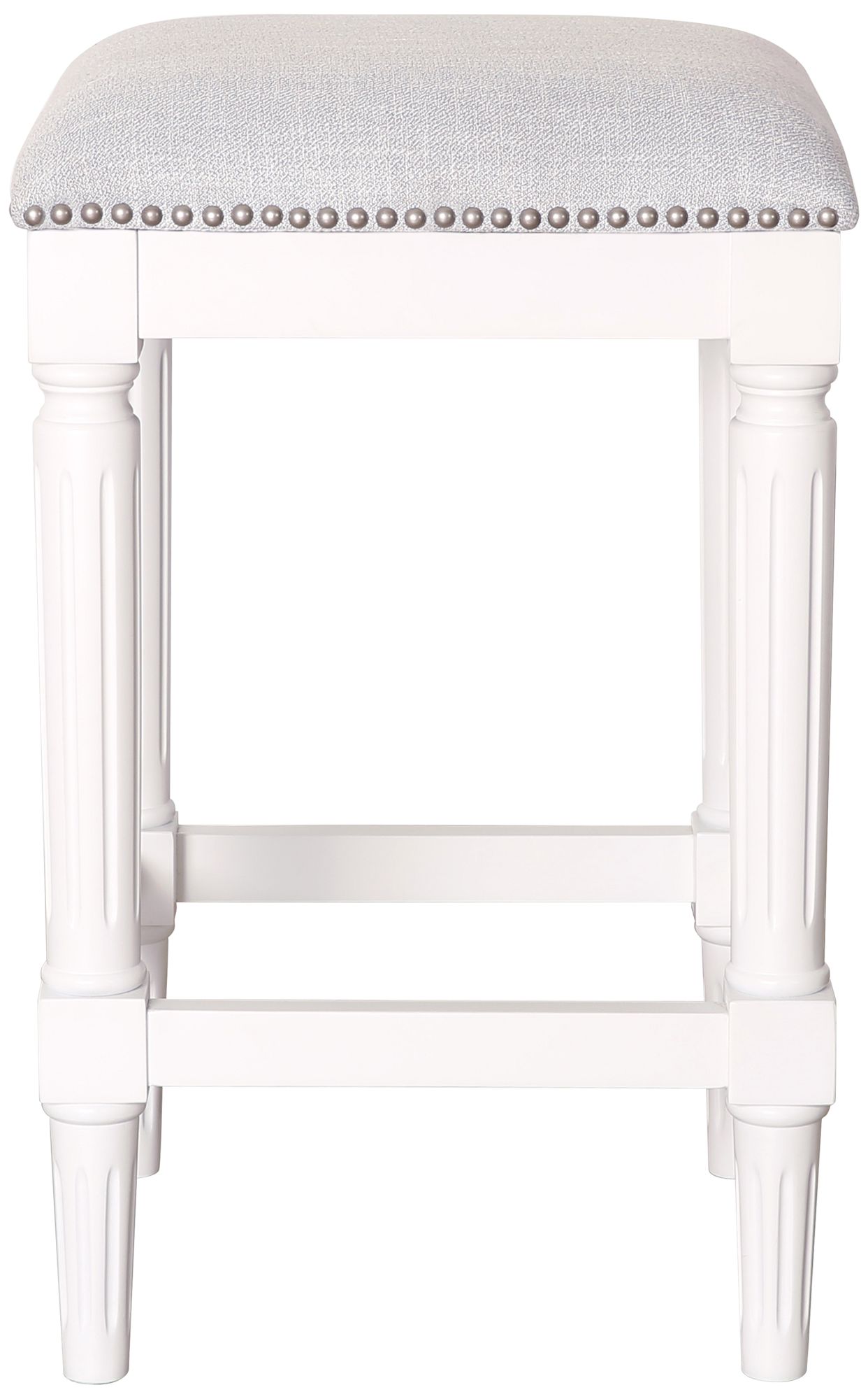 Image 5 Manchester 27" White Wood Counter Stool more views