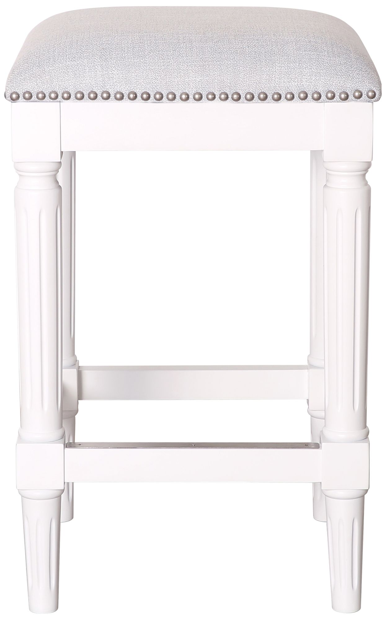 Image 6 Manchester 27" White Wood Counter Stool more views