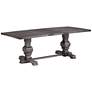 Manchester 88" Wide Grey Dining Table in scene