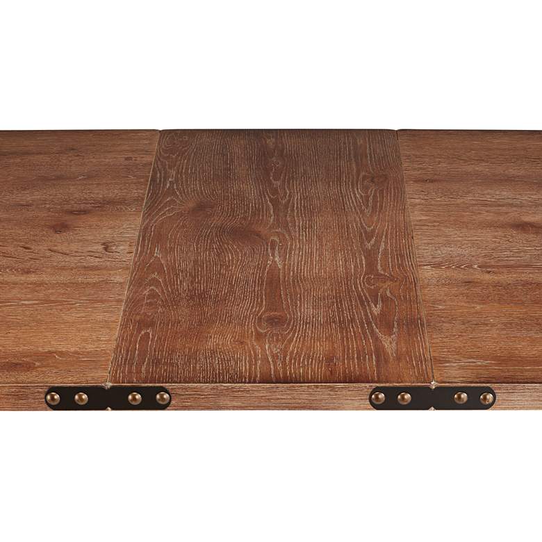 Image 5 Manchester 88" Wide Oak Dining Table more views