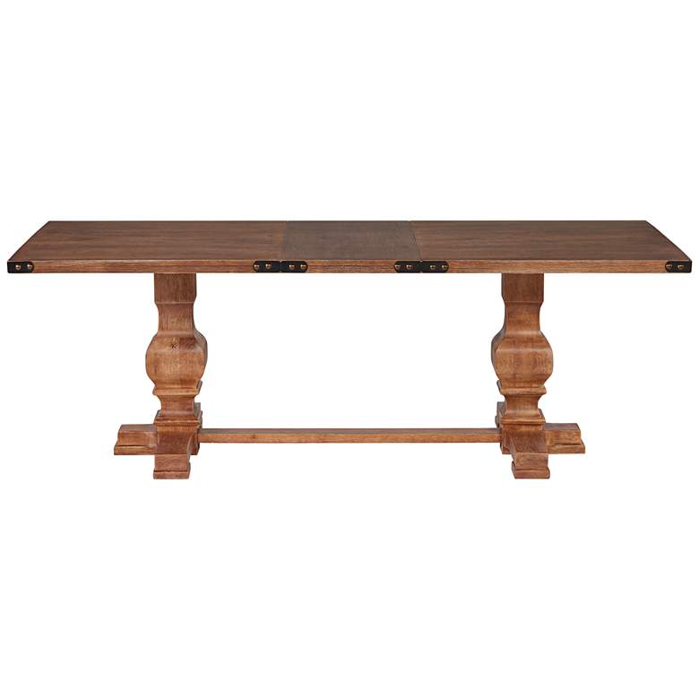 Image 7 Manchester 88" Wide Oak Dining Table more views