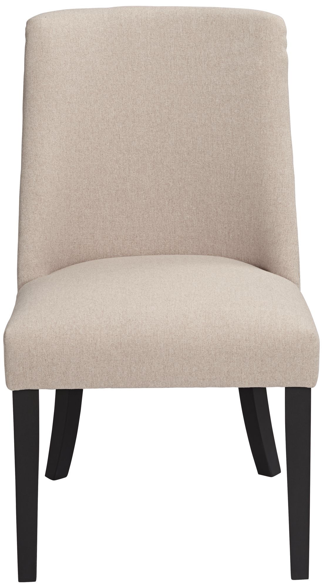 Manchester Parsons Cream Upholstered Dining Chairs Set of 2 in scene