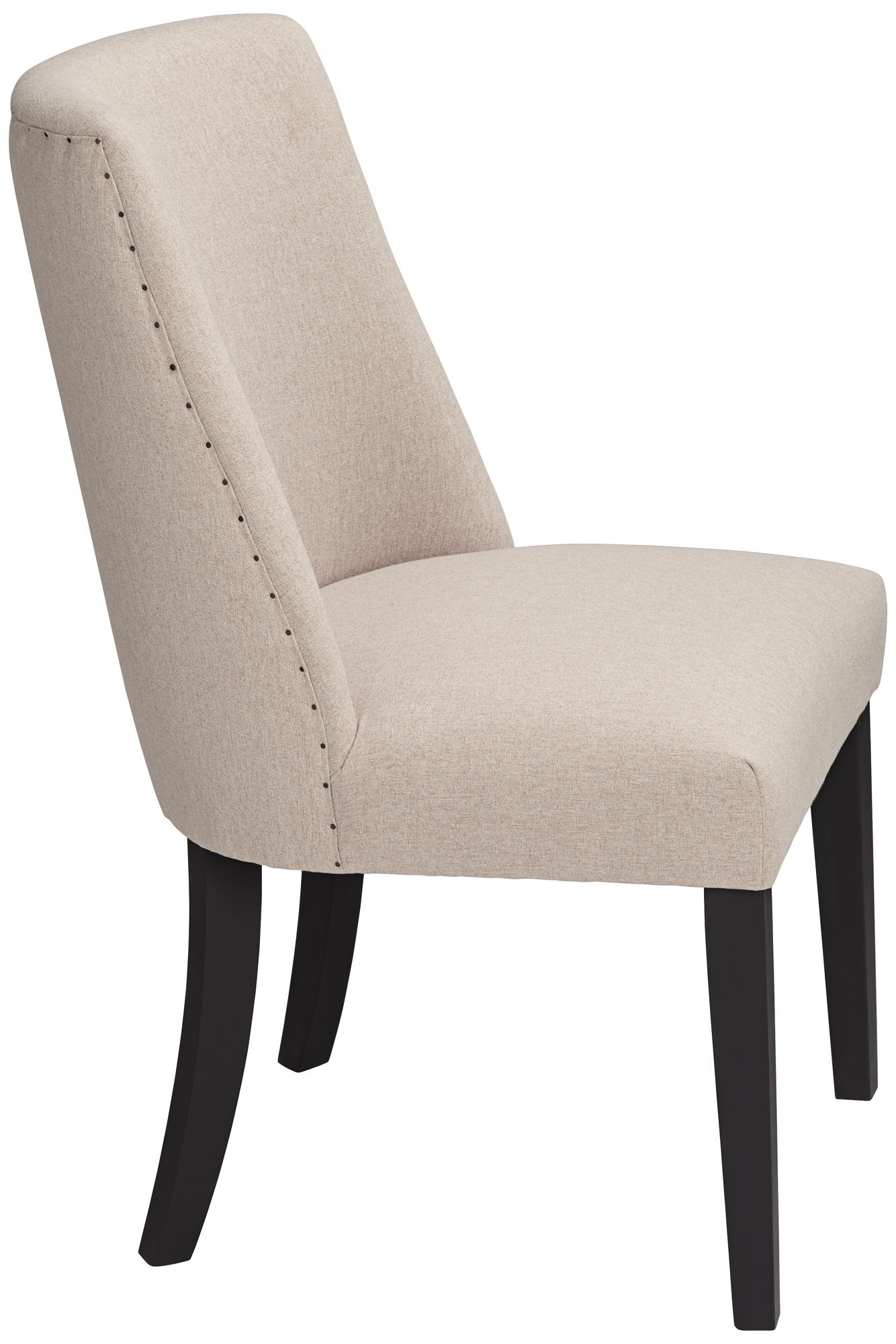 Manchester Parsons Cream Upholstered Dining Chairs Set of 2 in scene