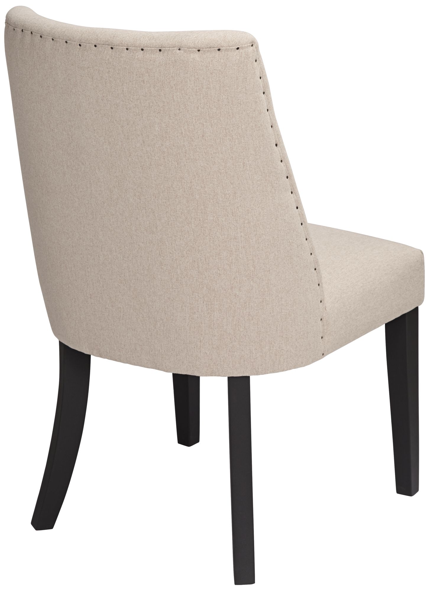 Manchester Parsons Cream Upholstered Dining Chairs Set of 2 in scene