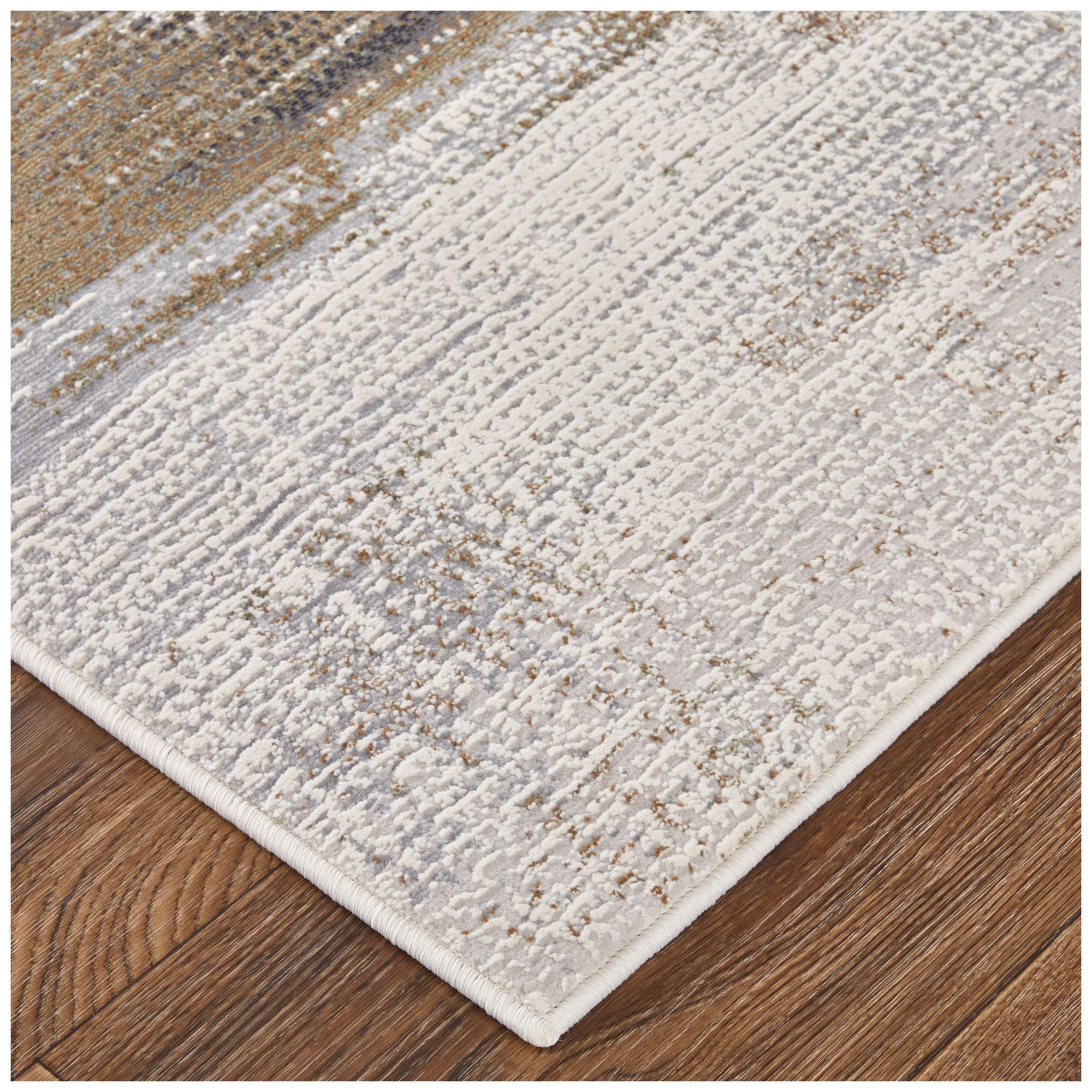 Image 4 Mandana Abstract Indoor Brown Area Rug 39LYF 7'-9" x 10' more views