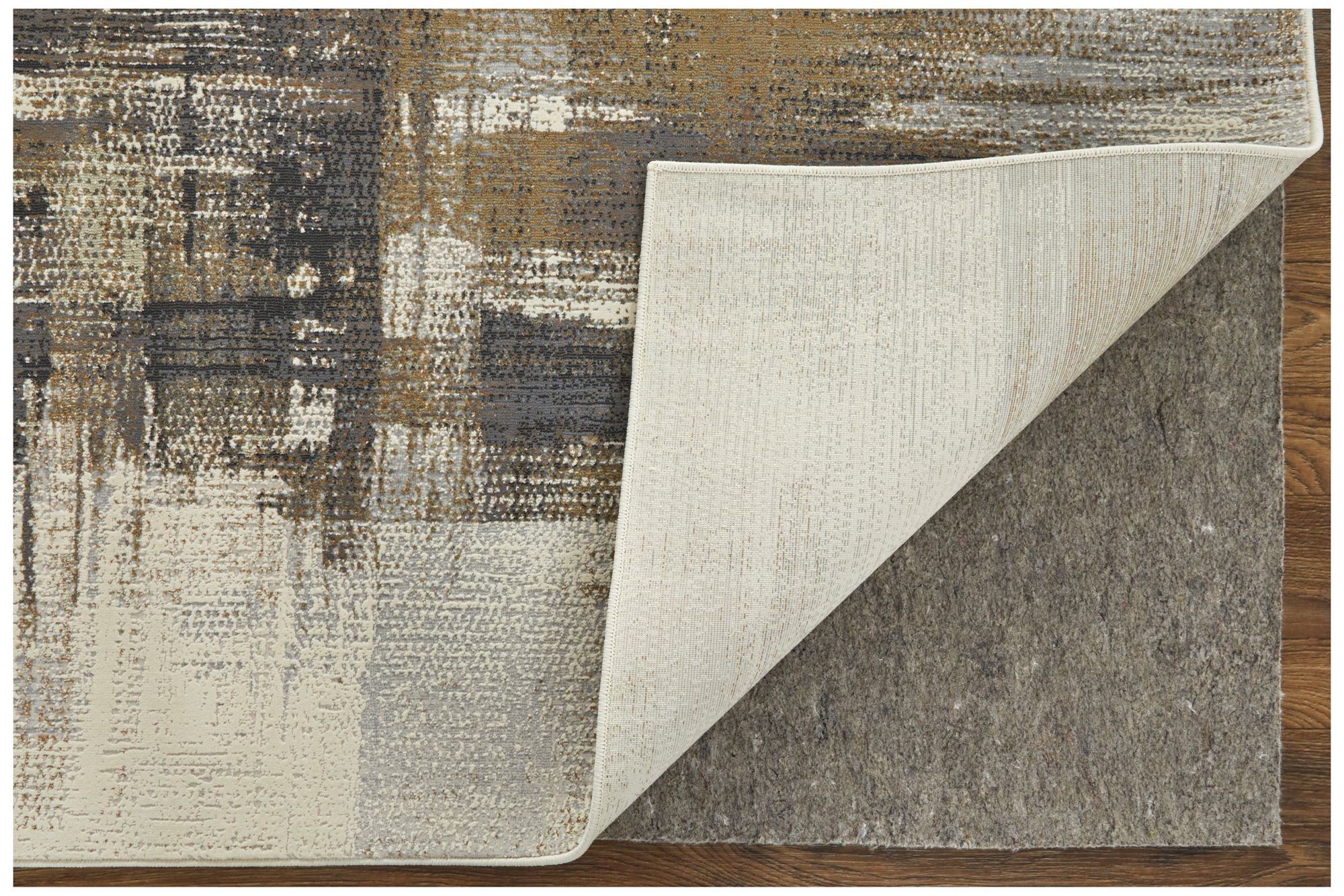 Image 6 Mandana Abstract Indoor Brown Area Rug 39LYF 7'-9" x 10' more views