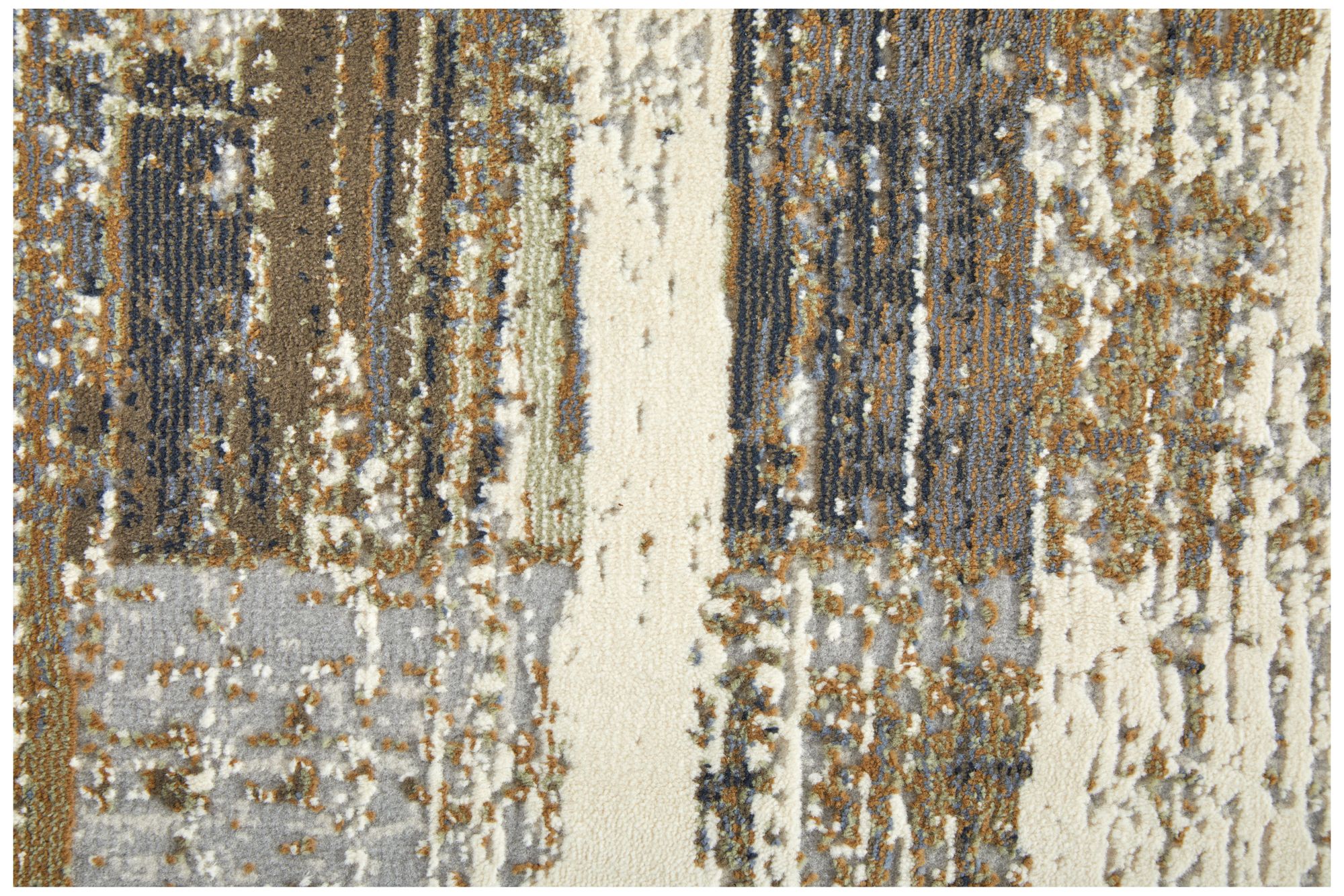 Mandana Abstract Indoor Brown Area Rug 39LYF 7'-9" x 10'