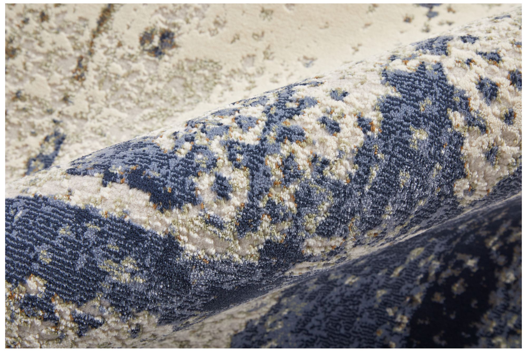 Image 7 Mandana Abstract Indoor Ivory Area Rug 39LZF 8'-2" x 11'-6" more views