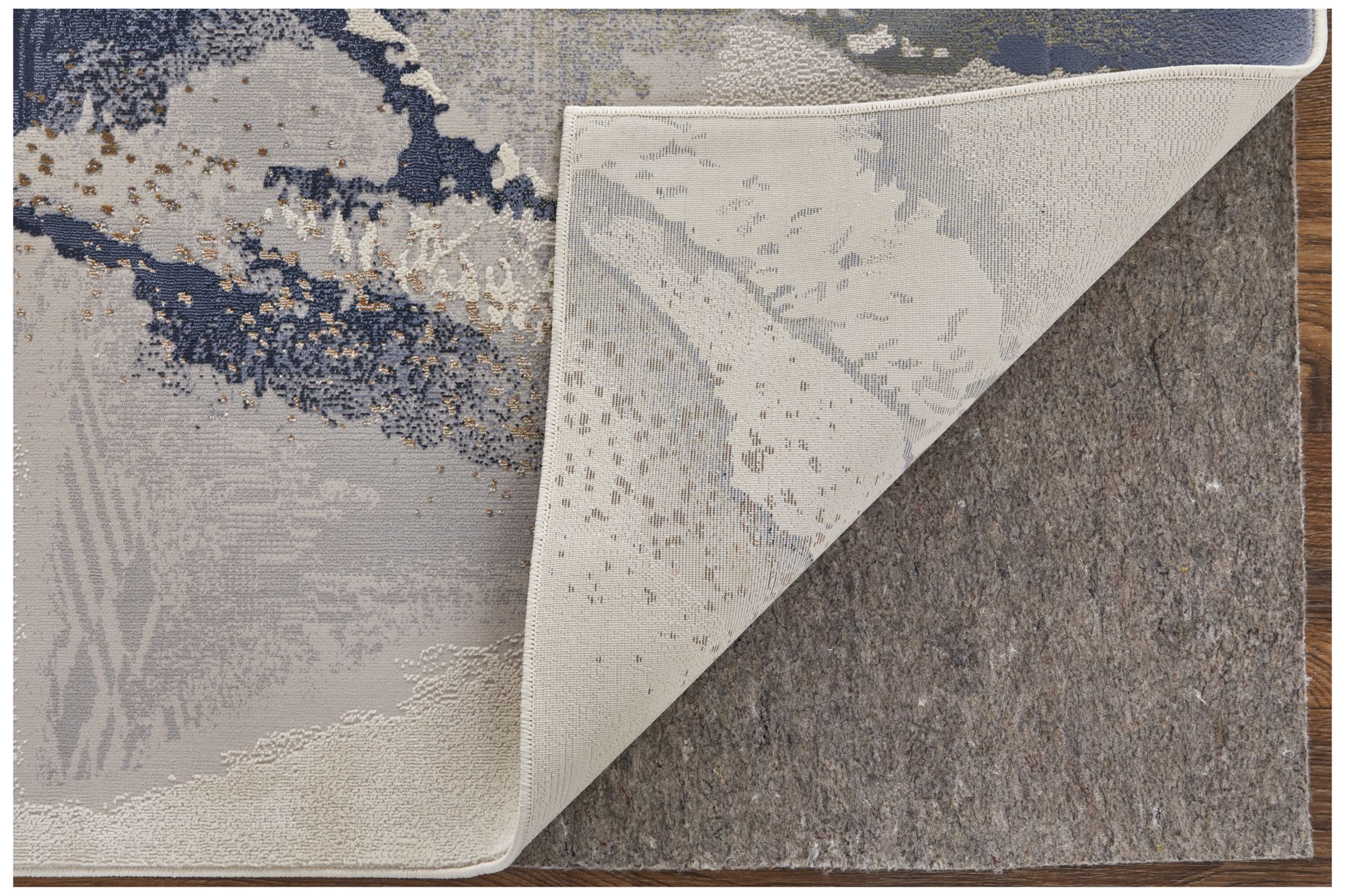 Image 6 Mandana Abstract Indoor Ivory Area Rug 39M0F 8'-2" x 11'-6" more views