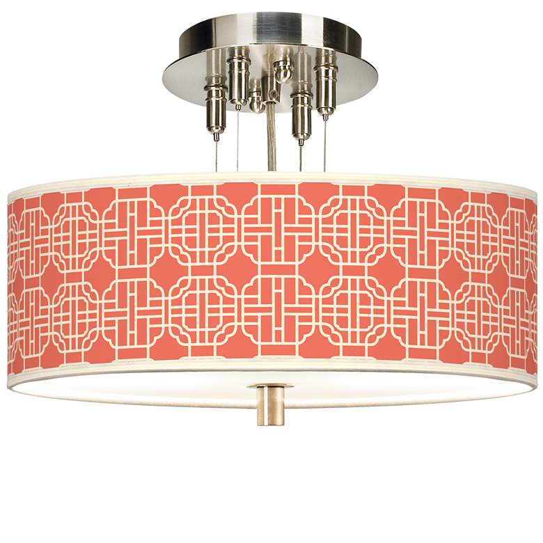 Image 1 Mandarin Giclee 14" Wide Ceiling Light