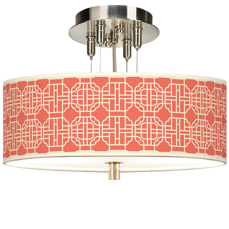 Image 1 Mandarin Giclee 14 inch Wide Ceiling Light