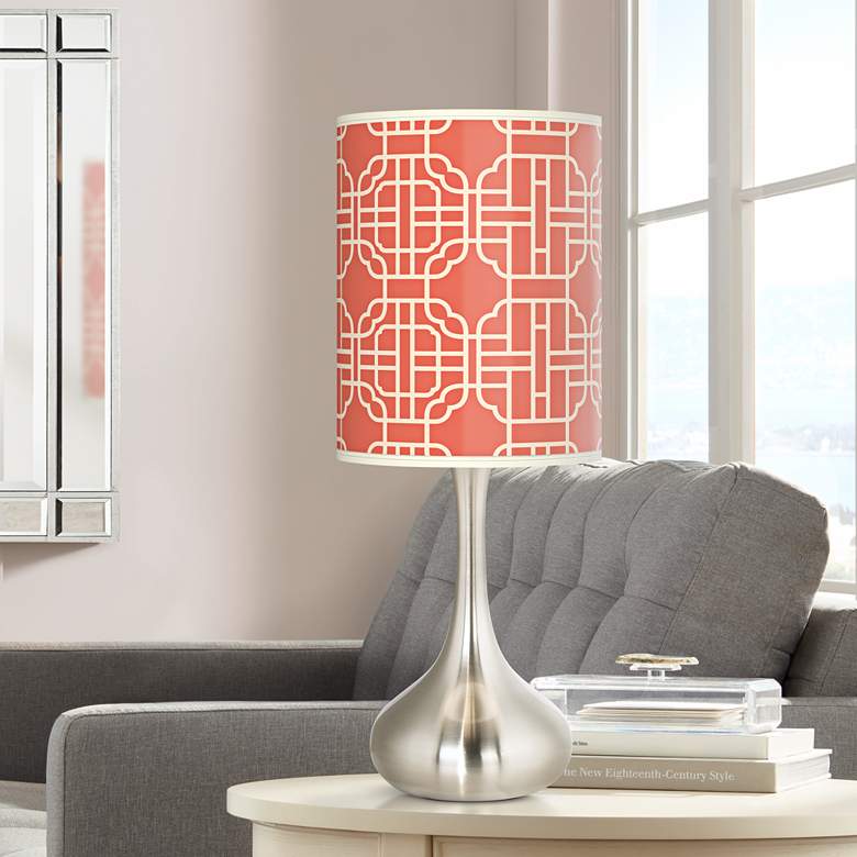 Image 1 Mandarin Giclee Droplet Table Lamp