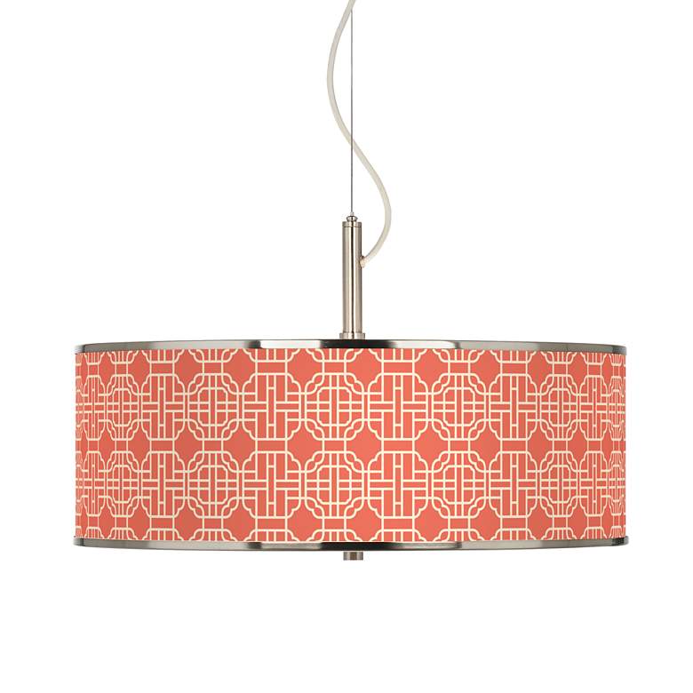 Image 1 Mandarin Giclee Glow 20" Wide Pendant Light