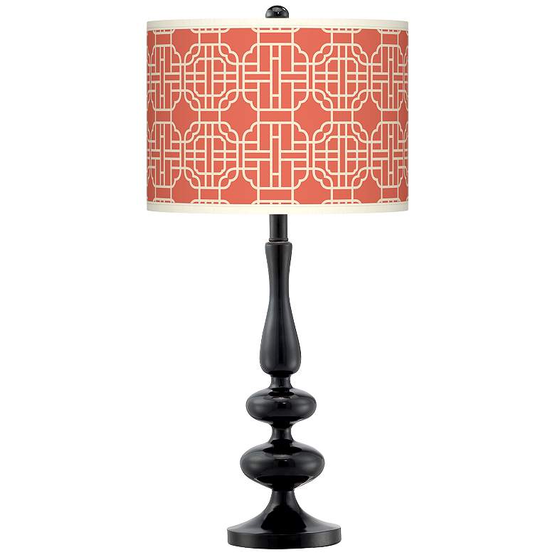 Image 1 Mandarin Giclee Paley Black Table Lamp