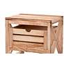 Mandell 14 1/2" Wide Natural Brown 2-Drawer Storage Cabinet