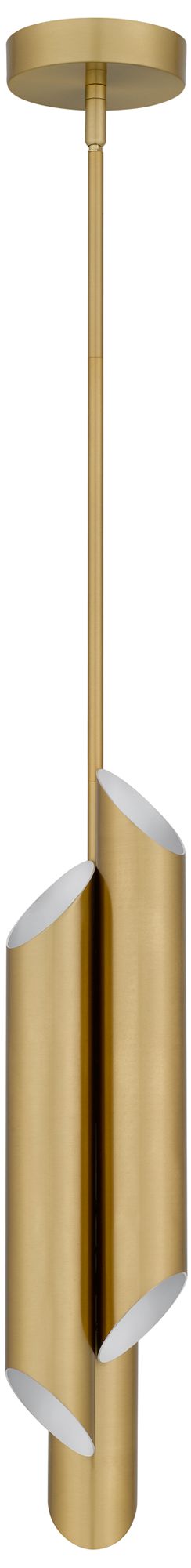 Image 3 Manelis Integrated LED Brushed Gold Mini Pendant Light more views