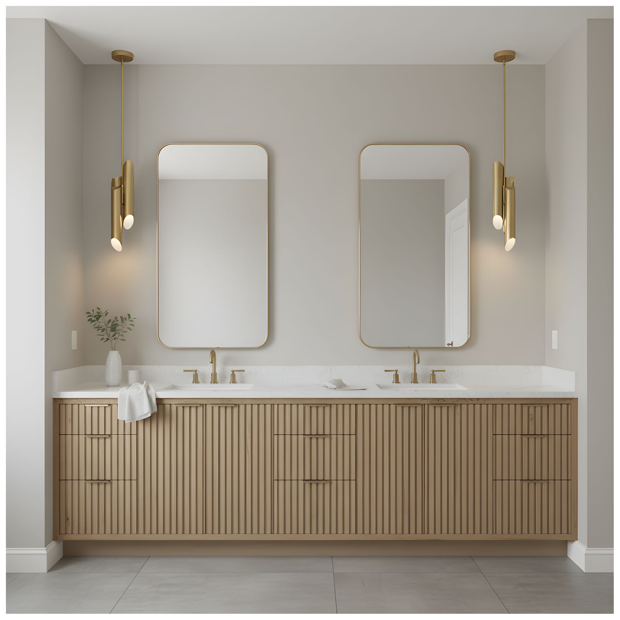 Image 7 Manelis Integrated LED Brushed Gold Mini Pendant Light more views