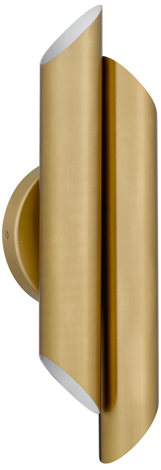 Image 3 Manelis Integrated LED Brushed Gold Wall Sconce more views