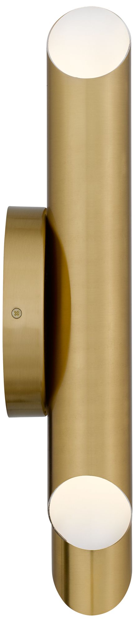 Image 5 Manelis Integrated LED Brushed Gold Wall Sconce more views