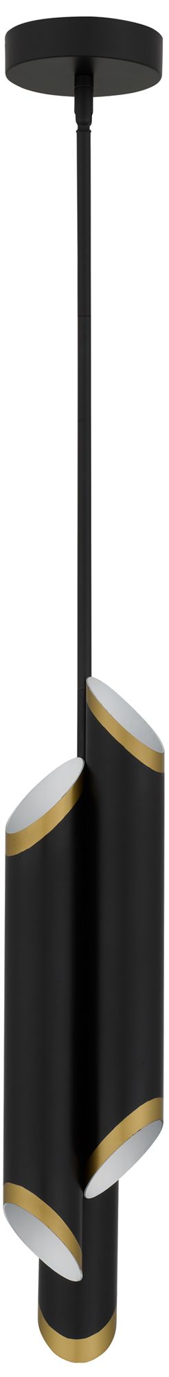 Image 3 Manelis Integrated LED Matte Black Mini Pendant Light more views