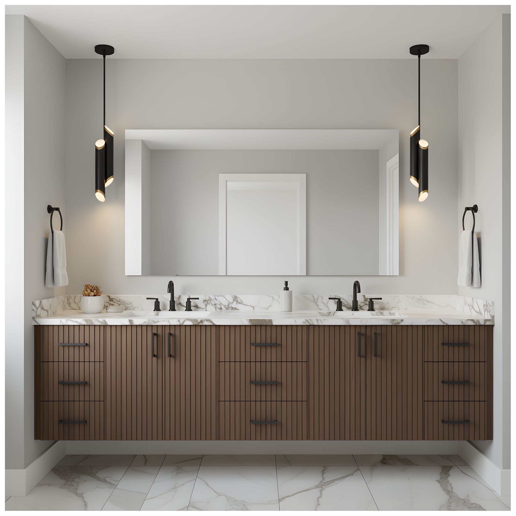 Image 7 Manelis Integrated LED Matte Black Mini Pendant Light more views