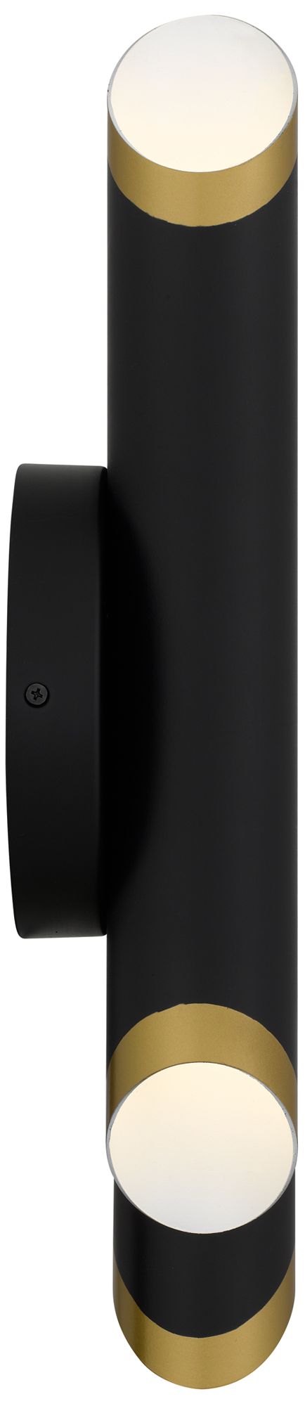 Image 5 Manelis Integrated LED Matte Black Wall Sconce more views
