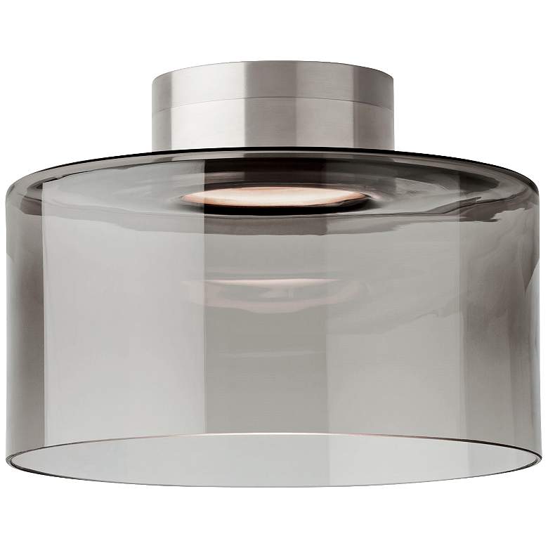 Image 1 Manette 11" Wide Smoke LED Ceiling Light