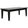 Mango Creek 122"W Iron Brown Rustic Extension Dining Table