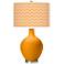 Mango Narrow Zig Zag Ovo Table Lamp