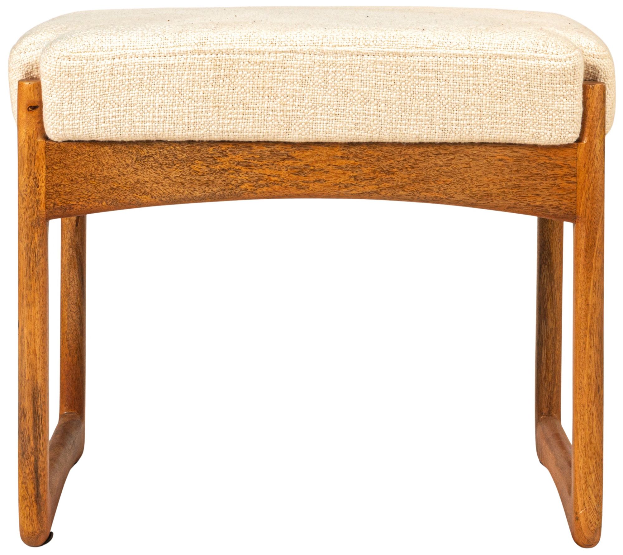 Image 5 Mango Wood and Boucle Stool, Natural more views
