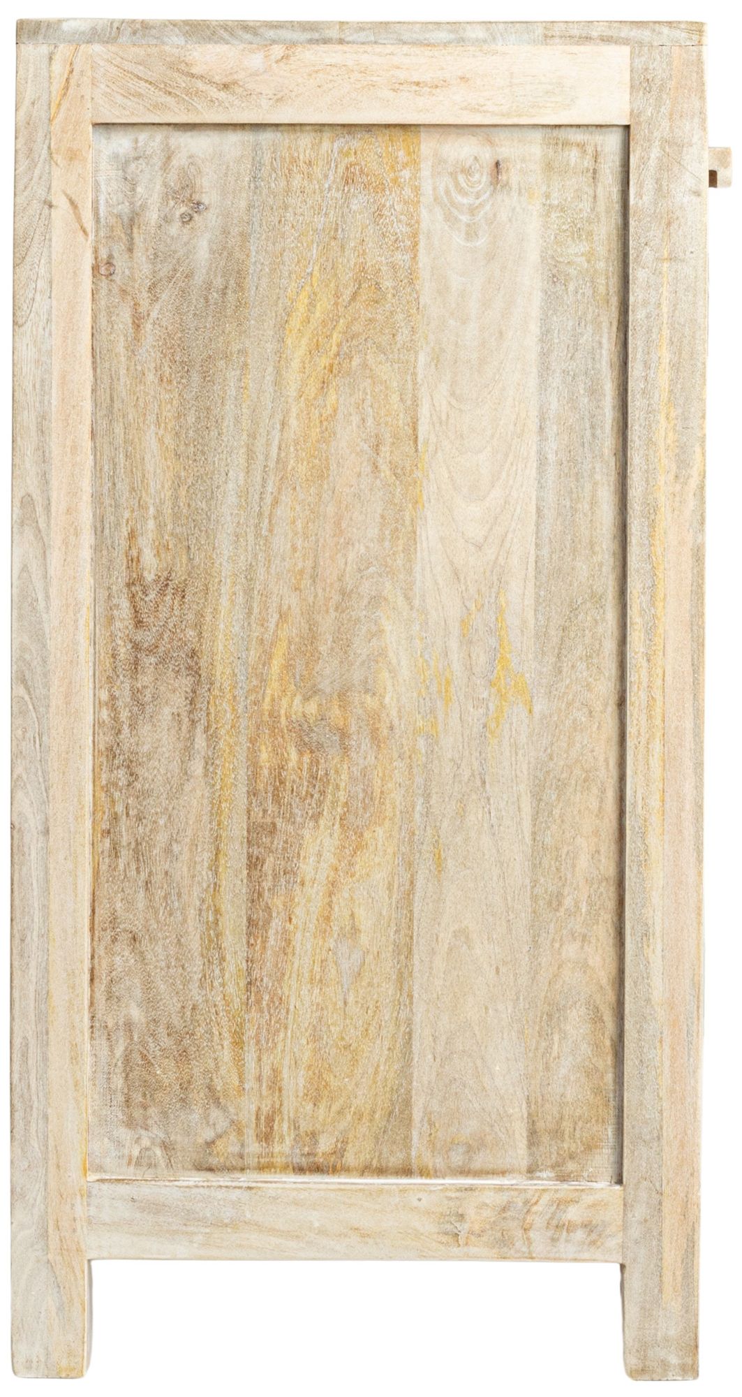 Image 4 Mango Wood & Cane 2-Door Accent Cabinet more views