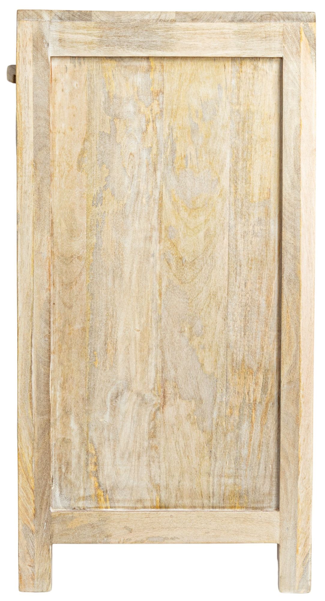 Image 5 Mango Wood & Cane 2-Door Accent Cabinet more views