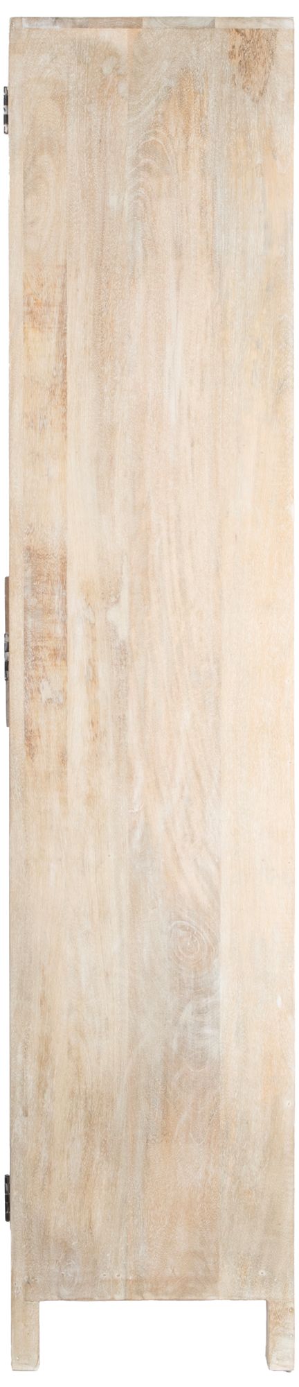 Image 5 Mango Wood & Cane 2-Door Curio Cabinet more views
