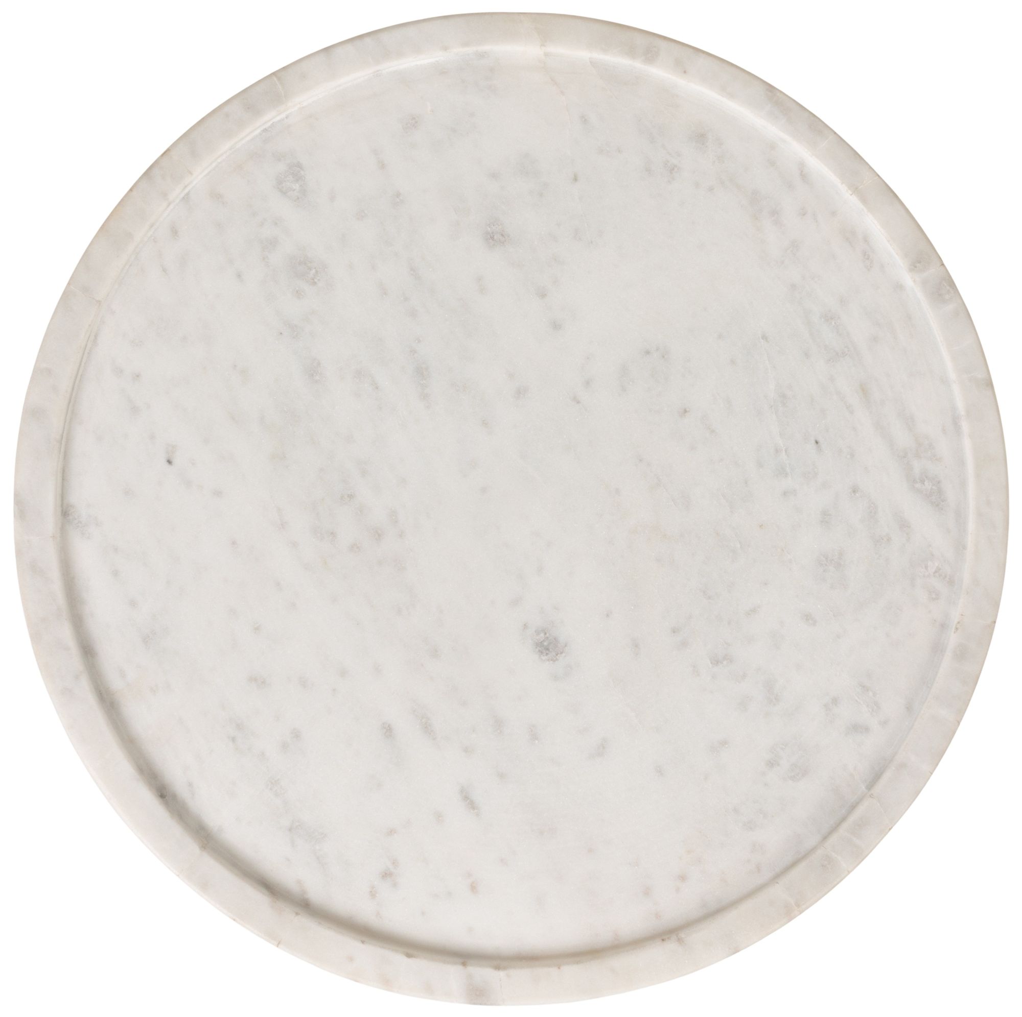 Mango Wood Bead Ball and Marble Drink Table, Honey Walnut and White