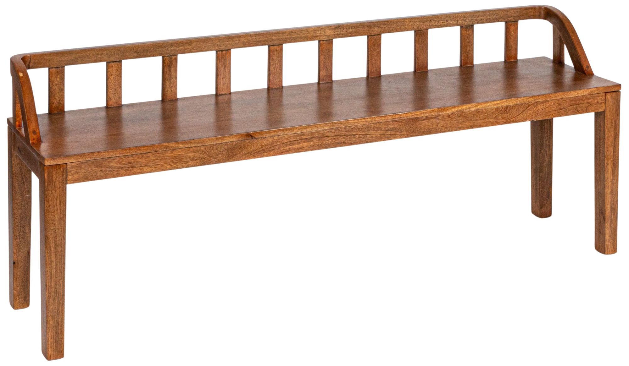 Image 2 Mango Wood Bench, Natural