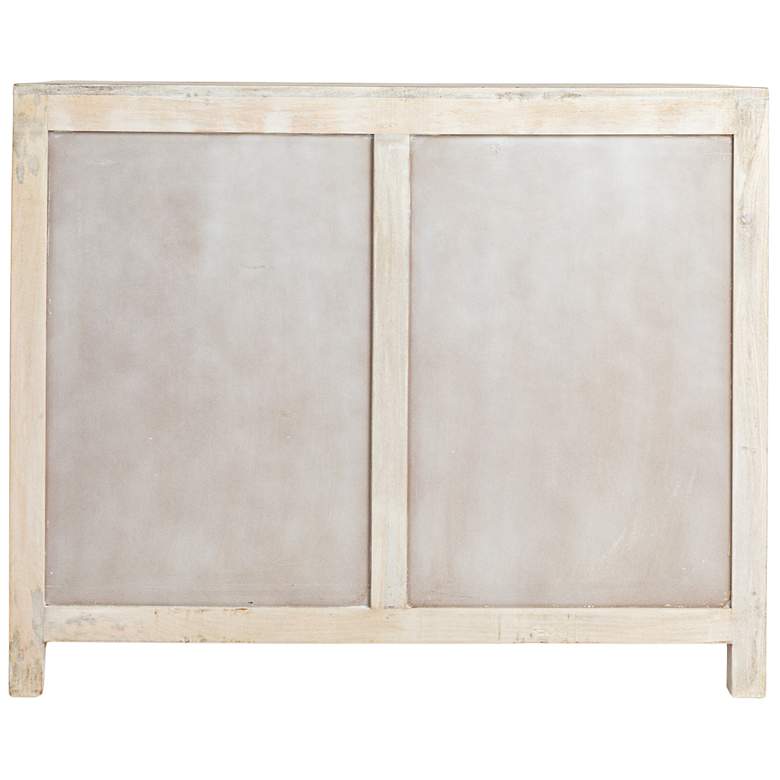 Image 6 Mango Wood & Cane 2-Door Accent Cabinet more views