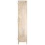 5_Mango Wood & Cane 2-Door Curio Cabinet more views